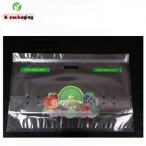 5 Pcs 42x28cm Supplier Food Grade Printing Orange Bags Banana Grape Bags Fruit Packaging Air Hole